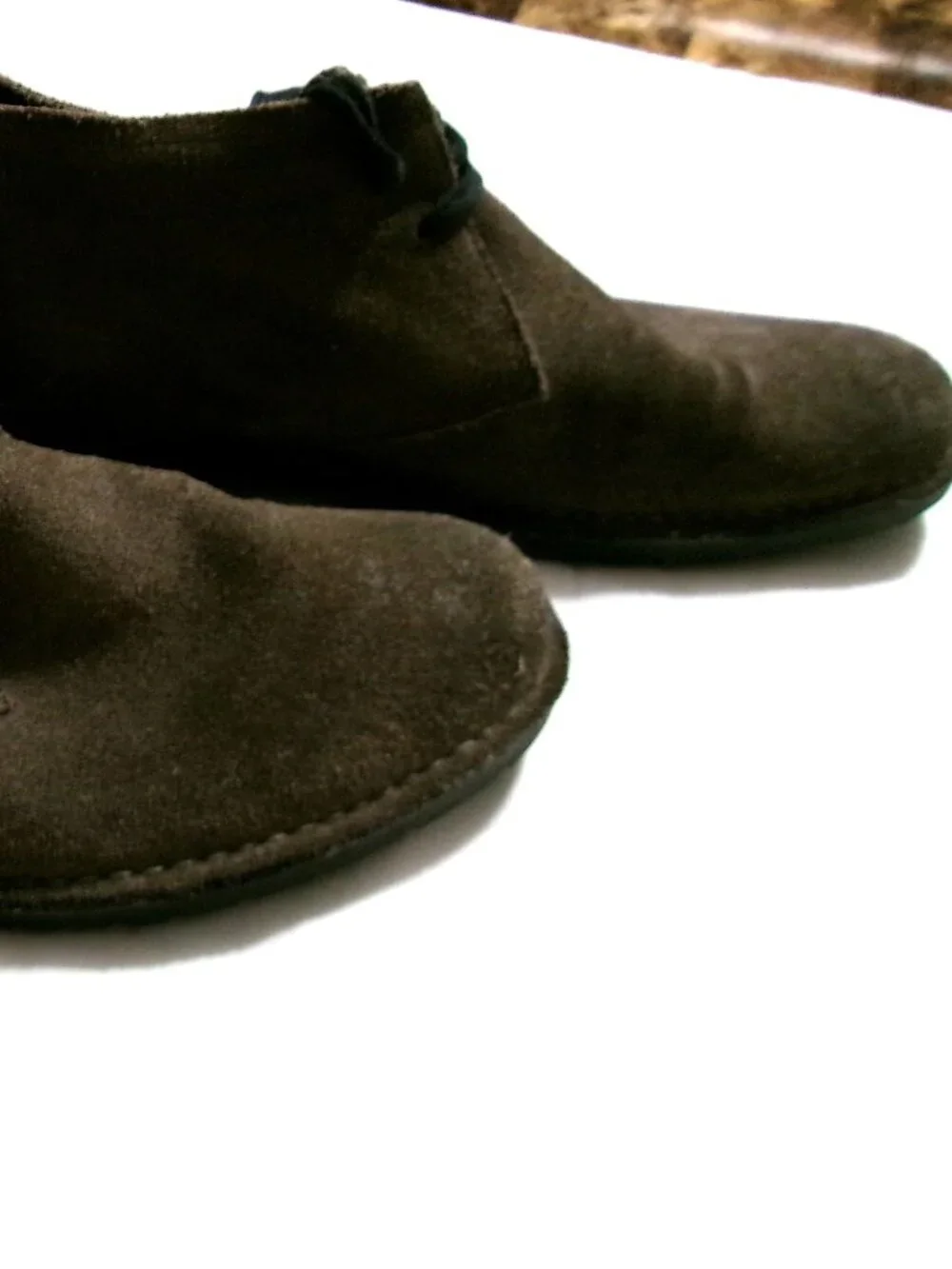John Varvatos Brown Suede Lace Up Chukka Ankle Boots Size 8 M